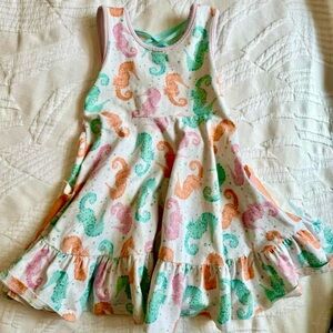 3T 👗 SweetHoney Seahorse Print Dress